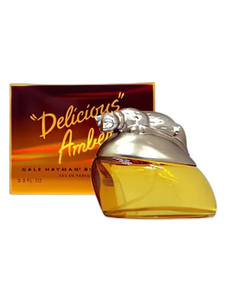 Frasco del perfume Gale Hayman Delicious Amber