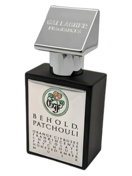 Frasco del perfume Gallagher Fragrances Behold, Patchouli unisex