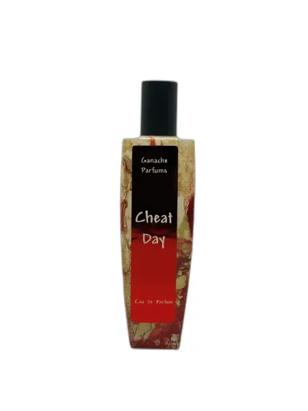 Frasco del perfume Ganache Parfums Cheat Day unisex Eau de Parfum