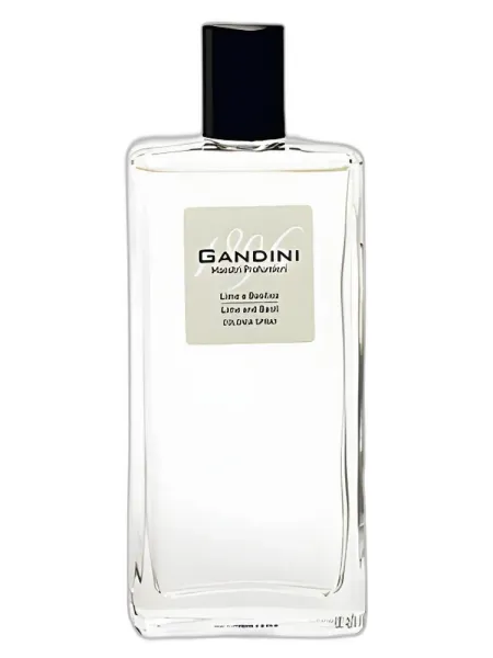 Frasco del perfume Gandini 1896 Lime and Basil unisex Eau de Cologne