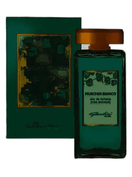 Frasco del perfume Gandini 1896 Muschio Bianco