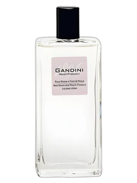 Frasco del perfume Gandini 1896 Red Rose and Peach Blossom unisex