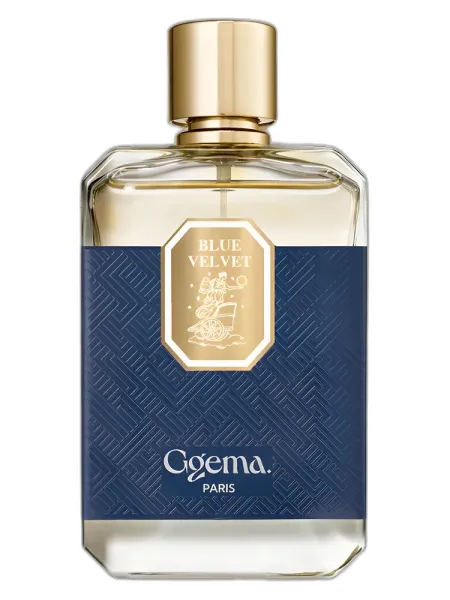 Frasco del perfume Ggema Blue Velvet