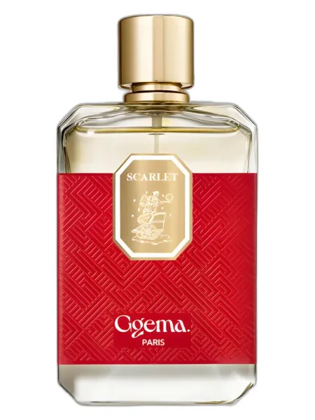 Frasco del perfume Ggema Scarlet