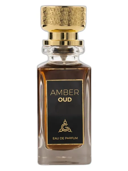 Frasco del perfume Ghalati Amber Oud unisex Eau de Parfum