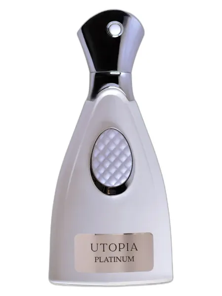 Frasco del perfume Ghalati Utopia Platinum unisex