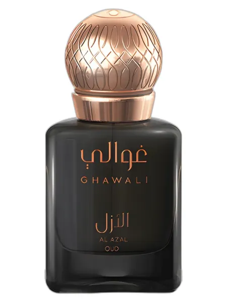 Frasco del perfume Ghawali Al Azal Oud unisex Eau de Parfum