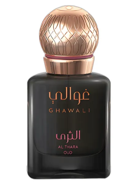 Frasco del perfume Ghawali Al Thara Oud unisex
