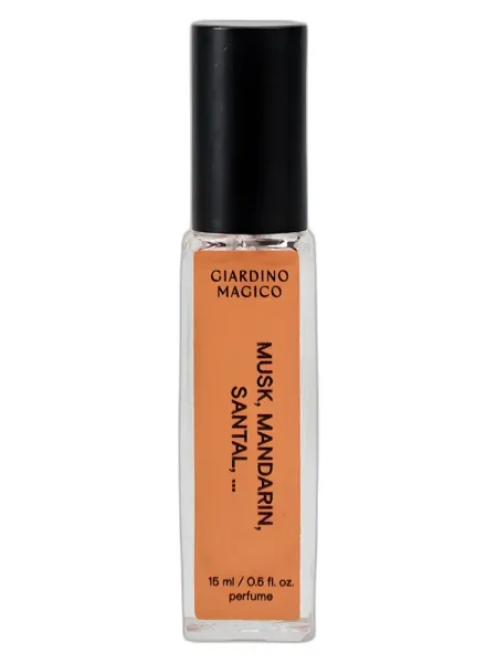 Frasco del perfume Giardino Magico Musk, mandarin, santal unisex