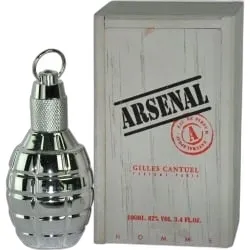 Frasco del perfume Gilles Cantuel Arsenal Platinum Eau de Parfum