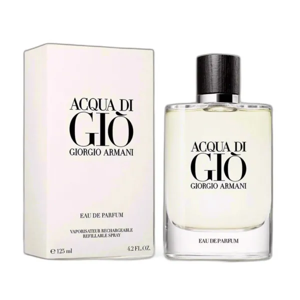 Frasco del perfume Giorgio Armani Acqua Di Gio Edp Refillable Men Eau de Parfum
