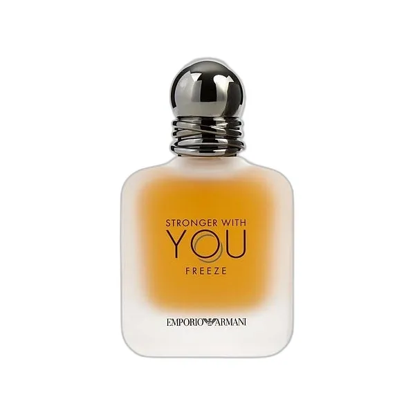 Frasco del perfume Giorgio Armani Emporio Armani Stronger With You Freeze Eau de Toilette