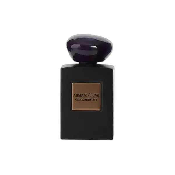 Frasco del perfume Giorgio Armani Prive Cuir Amethyste Eau de Parfum