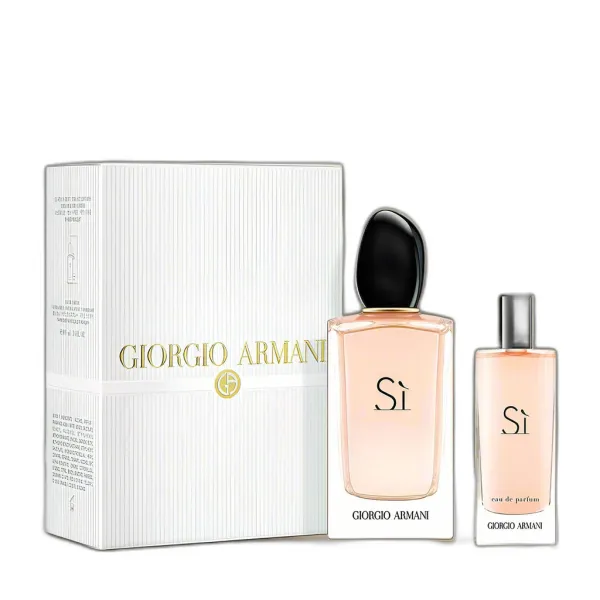 Frasco del perfume Giorgio Armani Si Travel Collection