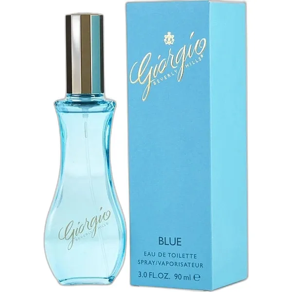 Frasco del perfume Giorgio Beverly Hills Giorgio Blue Eau de Toilette