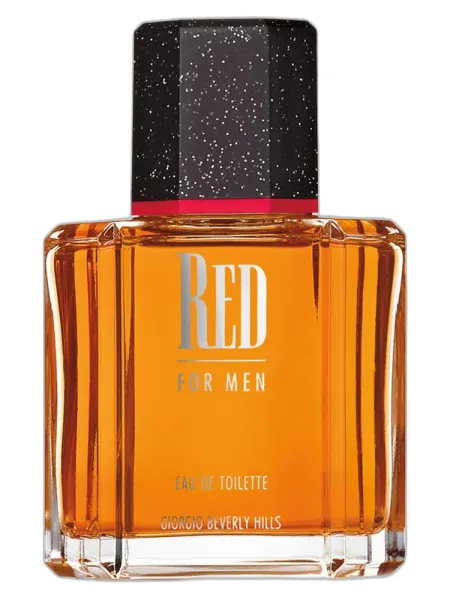 Frasco del perfume Giorgio Beverly Hills Red for Men Eau de Cologne