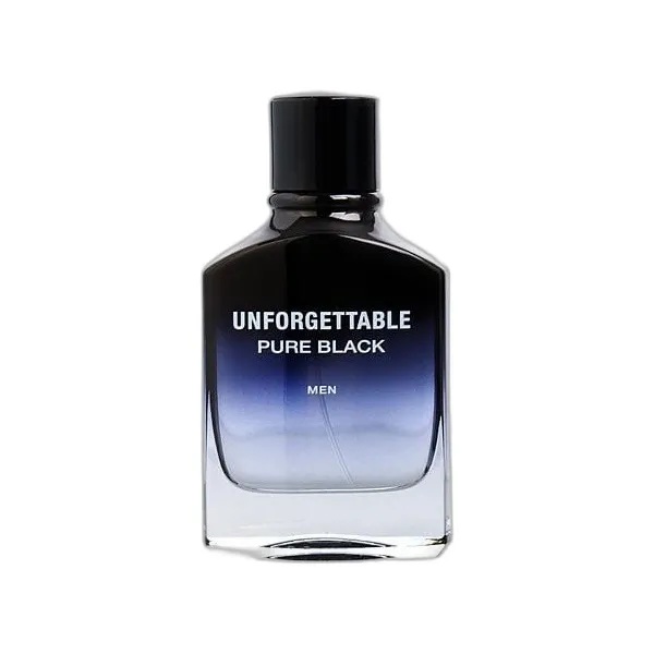 Frasco del perfume Glenn Perri Unforgettable Pure Black Eau de Toilette