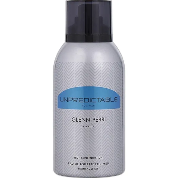 Frasco del perfume Glenn Perri Unpredictable High Concentration Eau de Toilette