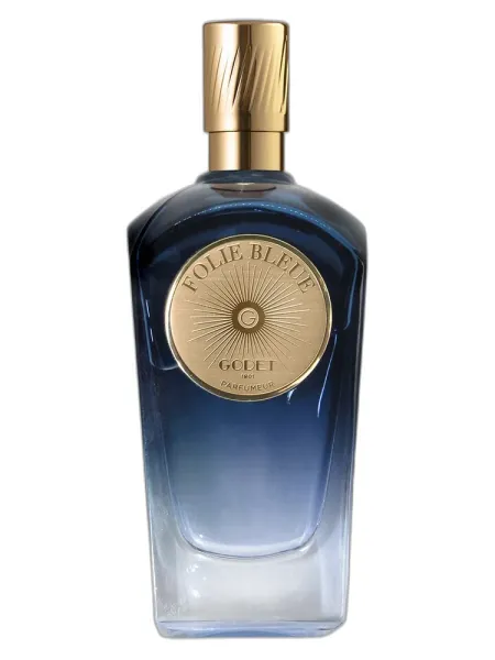 Frasco del perfume Godet Folie Bleue unisex