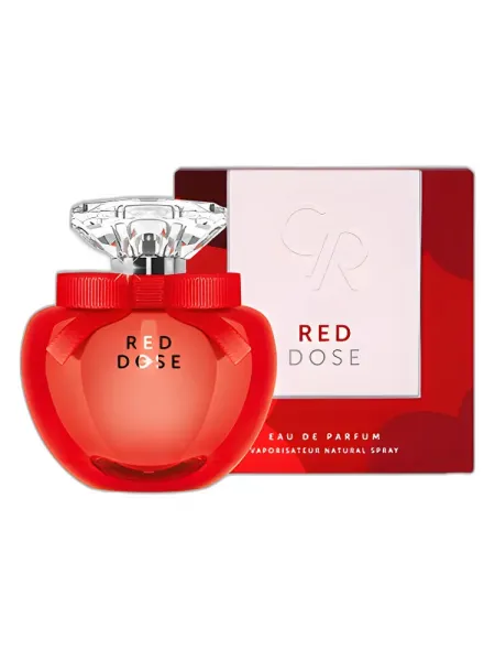 Frasco del perfume Golden Rose Red Rose