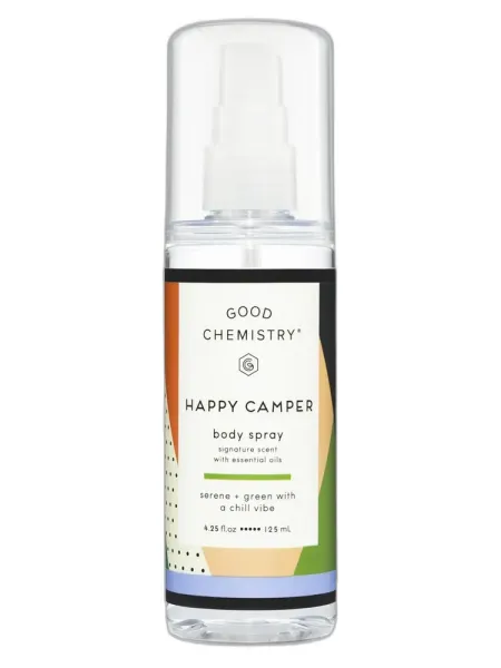 Frasco del perfume Good Chemistry Happy Camper
