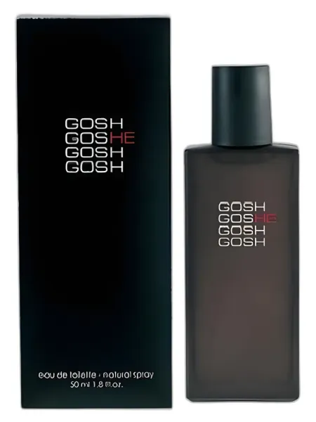 Frasco del perfume Gosh He