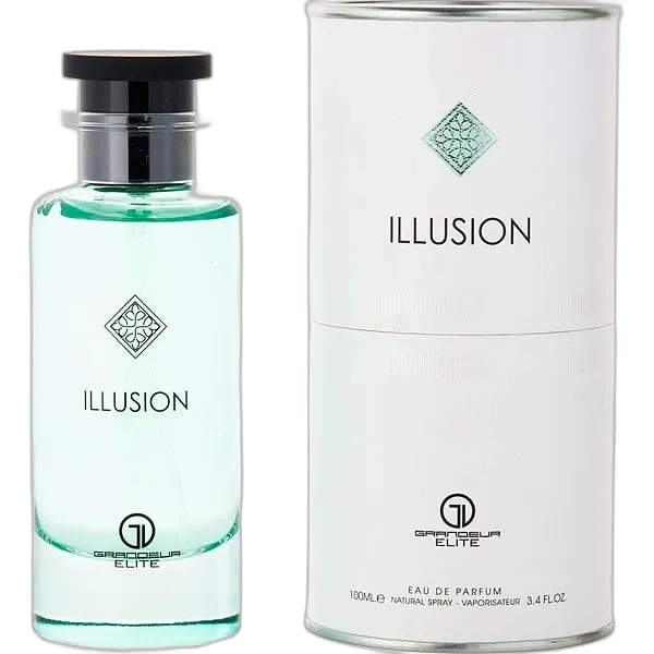 Frasco del perfume Grandeur Illusion Eau de Parfum