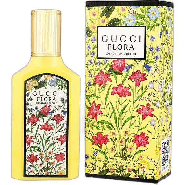 Frasco del perfume Gucci Flora Gorgeous Orchid Eau de Parfum