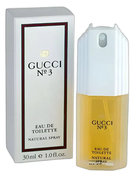 Frasco del perfume Gucci No 3 Eau de Toilette