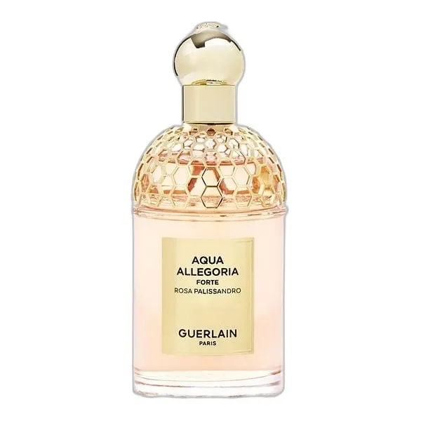Frasco del perfume Guerlain Aqua Allegoria Rosa Palissandro Forte Eau de Parfum