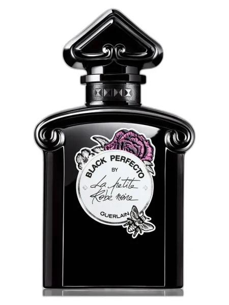 Frasco del perfume Guerlain Black Perfecto by La Petite Robe Noire Eau de Toilette Florale Eau de Toilette