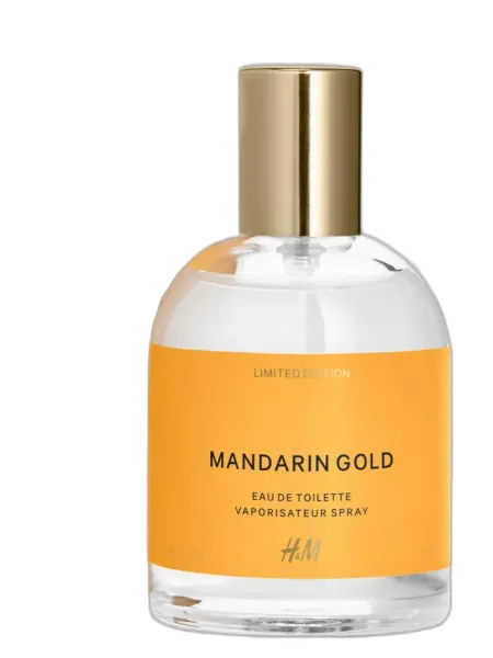 Frasco del perfume H&M Mandarin Gold