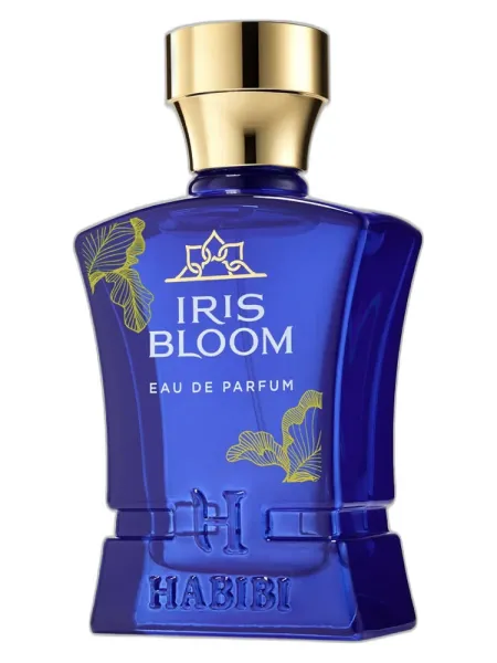 Frasco del perfume Habibi NY Iris Bloom