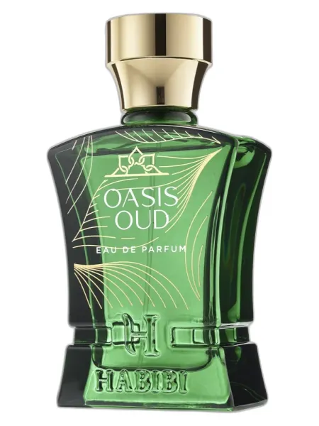 Frasco del perfume Habibi NY Oasis Oud unisex Eau de Parfum