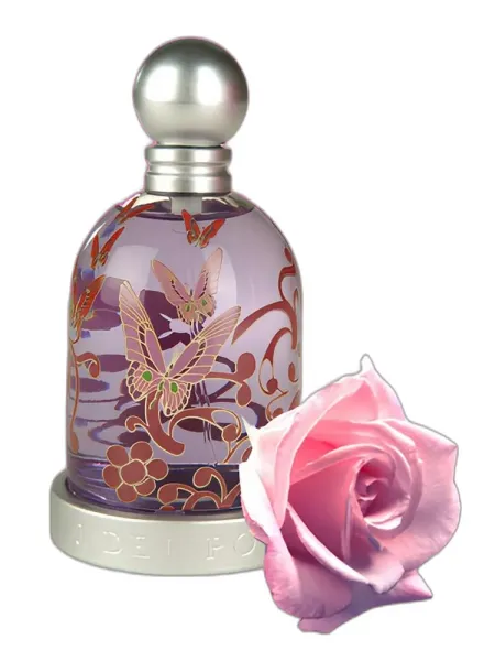 Frasco del perfume Halloween Fatal Rose Eau de Toilette