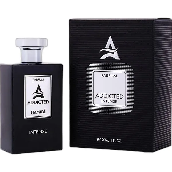 Frasco del perfume Hamidi Addicted Intense Eau de Parfum