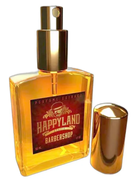 Frasco del perfume Happyland Barbershop
