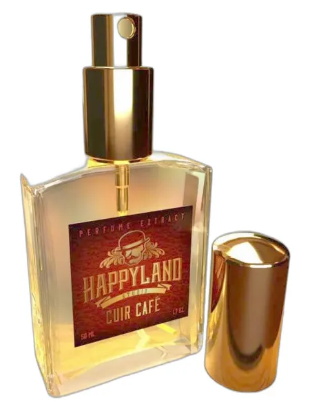 Frasco del perfume Happyland Cuir Cafe unisex