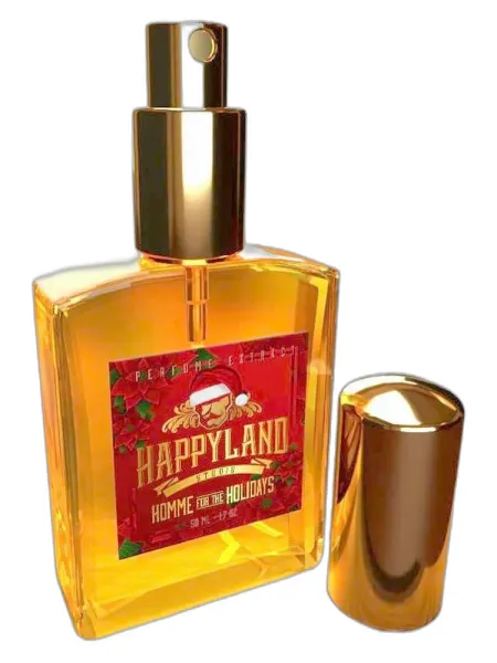 Frasco del perfume Happyland Homme for the Holidays unisex