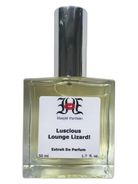 Frasco del perfume Haught Parfums Lushious Lounge Lizard unisex Eau de Parfum