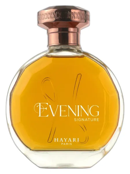Frasco del perfume Hayari Parfums Evening Signature unisex Eau de Parfum