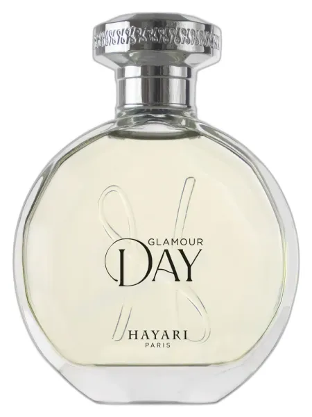 Frasco del perfume Hayari Parfums Glamour Day unisex Eau de Parfum