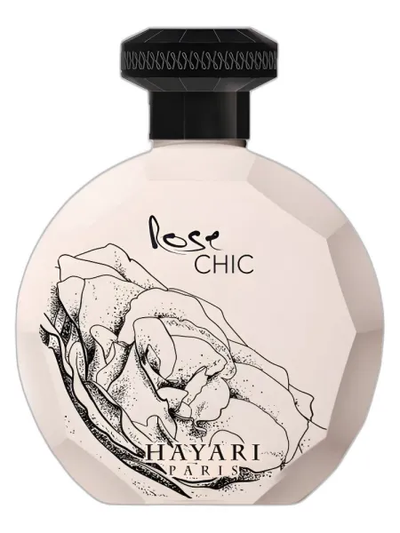 Frasco del perfume Hayari Parfums Rose Chic unisex Eau de Parfum