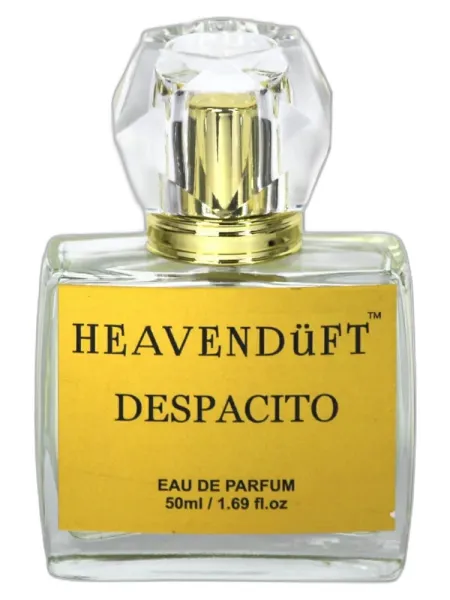 Frasco del perfume HeavenDuft Despacito
