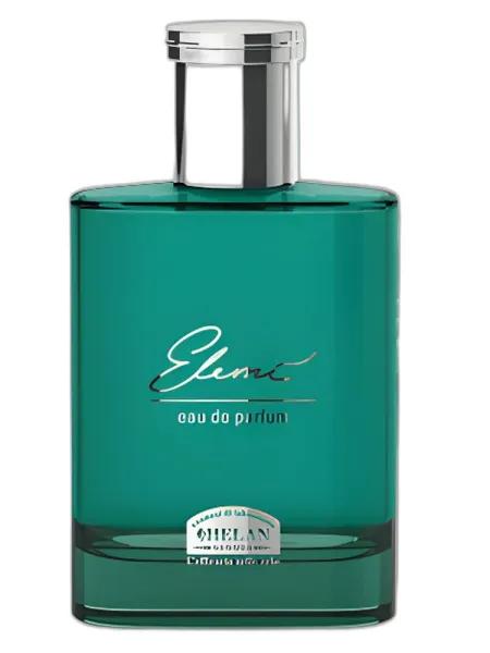 Frasco del perfume Helan Elemi