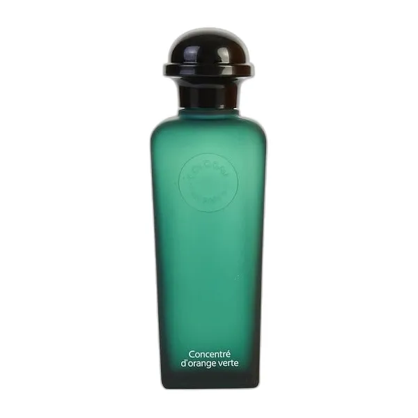 Frasco del perfume Hermès d'Orange Vert Concentre Eau de Toilette