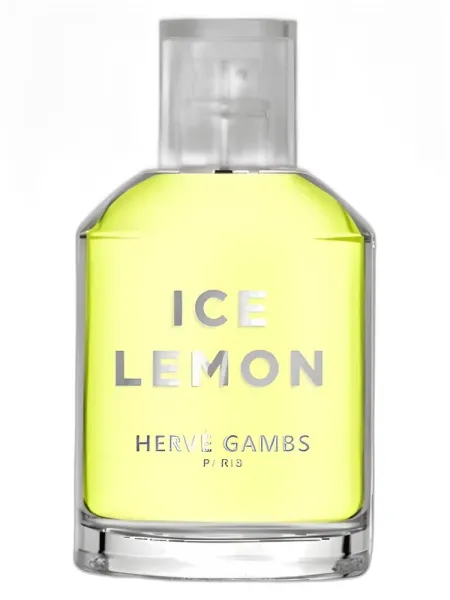 Frasco del perfume Herve Gambs Paris Ice Lemon unisex