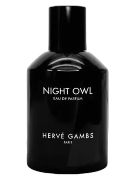 Frasco del perfume Herve Gambs Paris Night Owl unisex