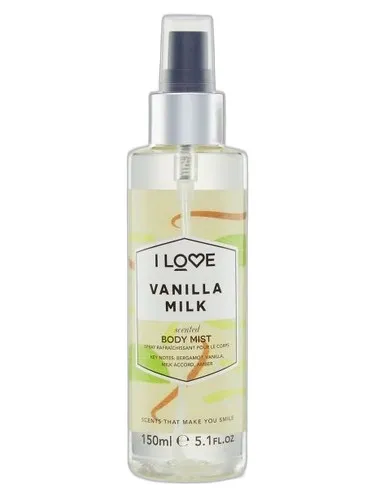 Frasco del perfume I LOVE Cosmetics Vanilla Milk