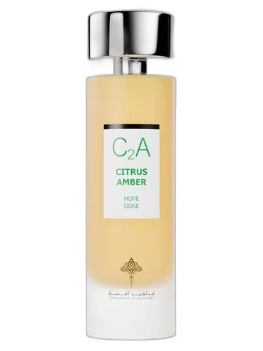 Frasco del perfume Ibraheem AlQurashi Citrus Amber Hope Dose Ibraheem Al Qurashi